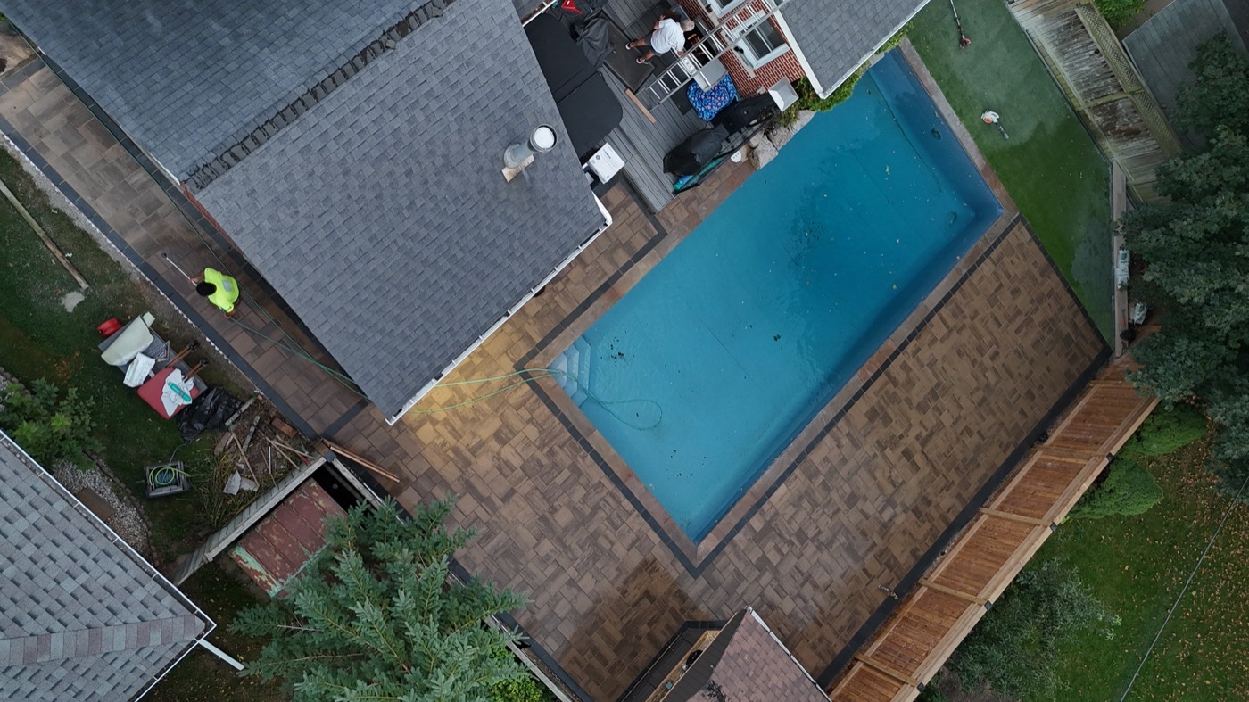 Aerial Pool Deck