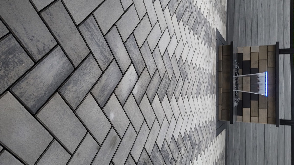 Paver Patio & Water Feature