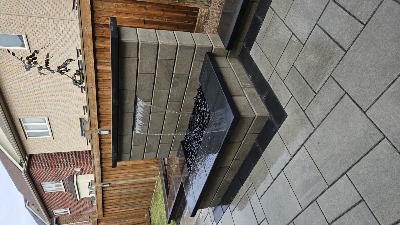 Water Feature & Patio